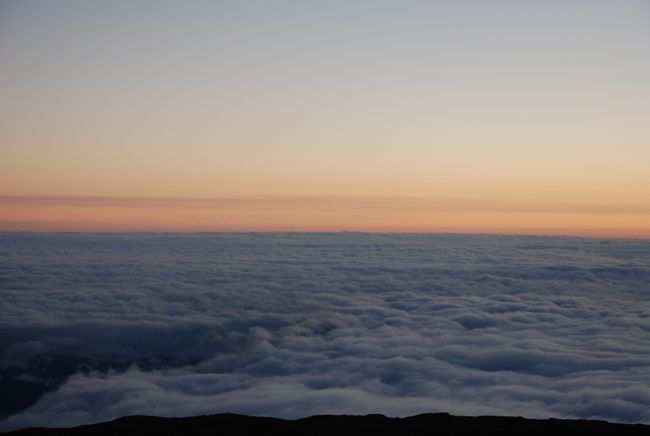 雲海の色も綺麗でした