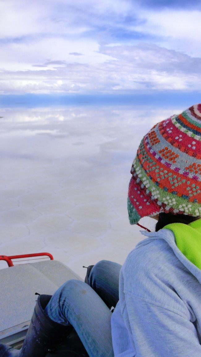 車の上からはこんな感じ。