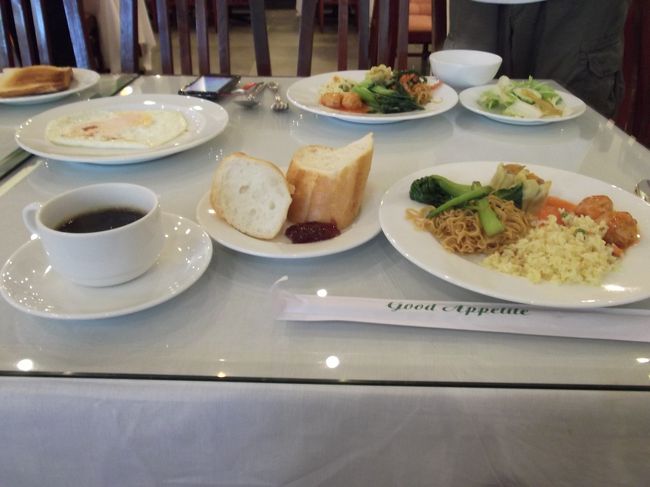 ただいま〜朝食の時間です。