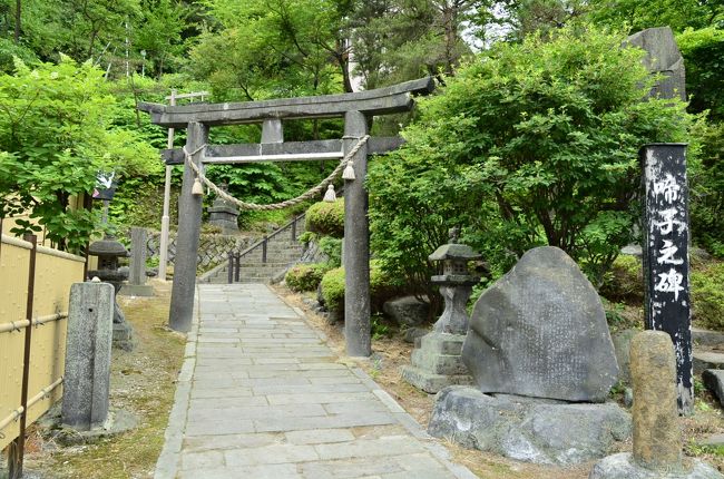 参道の石段を登っていくと・・・