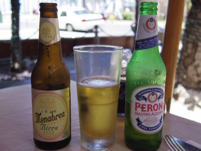 まずはビール<br /><br />ハワイでイタリアビール
