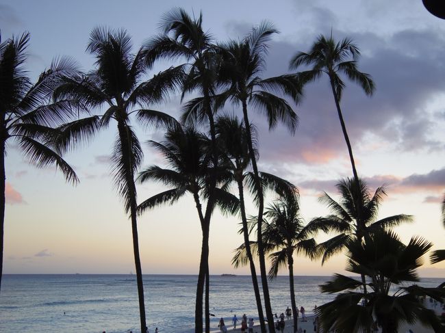 日が暮れてきました