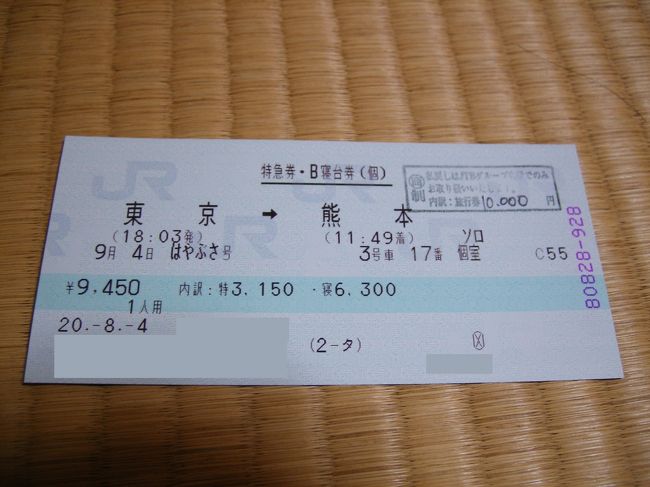 使用済み切符　寝台特急はやぶさ号 使用済切符 銚子電鉄 JR東日本 大人の休日パス 新幹線 特急券