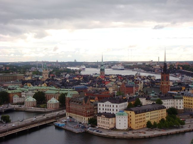 さっきまで晴れてたのに曇ってきた…！というわけであんまりきれいに撮れずしょんぼり。<br />入場時並んでいるときに日本人のマダムと一緒になったのですが、先に到着していたマダムたちに自分も入れた写真を撮ってもらいました。<br />マダムたちは日本でお店をされていて、昔そのお店で働いていたスウェーデン人のお嬢さんの結婚式に招かれたのだそう。いいなあ！