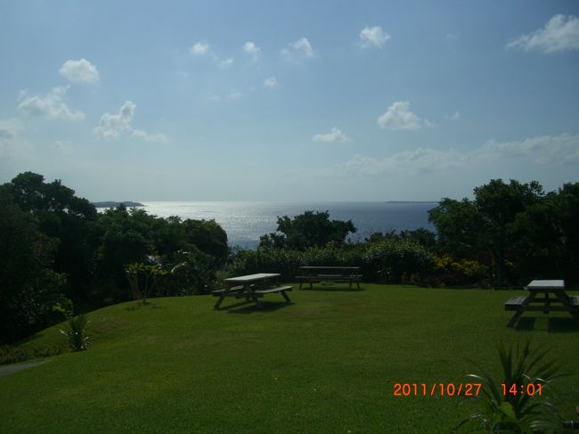 美ら海のすぐ近くにあり、道路沿いです。