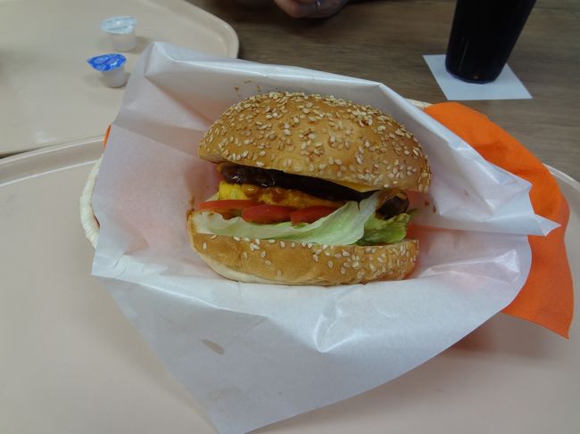 空港内のフードコートにて一休みしていると、<br />夫婦ともに”石垣牛バーガー”のポスターが目に留まりまして。。<br /><br />ついつい買ってしまいました。石垣牛バーガー。<br /><br />ベビーカートからおくられる娘の視線を感じながら、<br />バーガーにかぶりついて、<br />最後の最後まで沖縄フードを堪能したのでした。