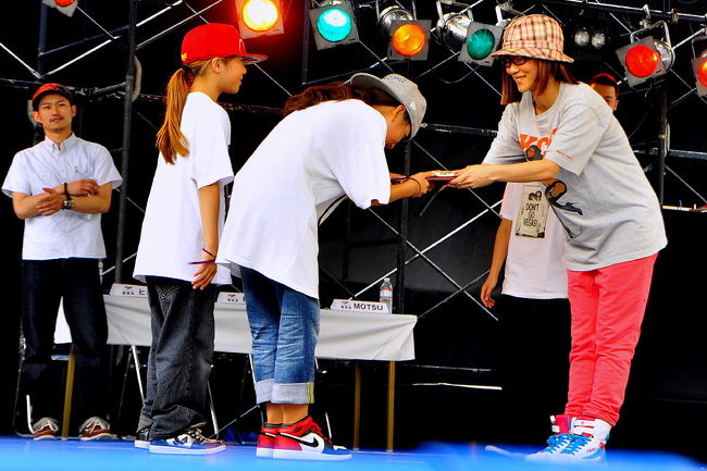 メンバー全員が小学生以下のグループ<br />[2on2ダンスバトル]<br />小学生部門<br />【優勝】　Ｂ.Ｐ.Ｏ [ｋｏｔｏｒｉ＆ＭＯＭＯＣ＠]（富山/愛知）