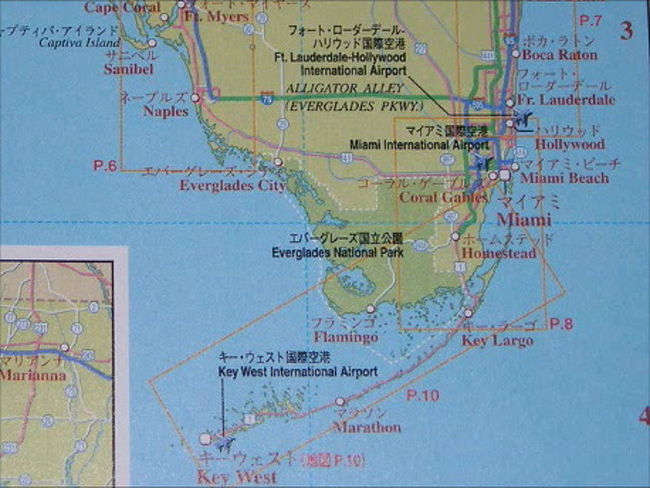 　地図で見ると、フロリダキーズと呼ばれる島々をつないで、ほんとうに海の上を３００キロも伝って、キーウェストまでゆくのです。<br /><br />　いったいいつ頃こんなものを作ったのかと調べてみると……<br /><br />　かのロックフェラーの右腕だったヘンリー・フラグラーという実業家が、フロリダの観光地としてのポテンシャルに目をつけ、<br />　１９世紀から２０世紀に変わる頃、フロリダ東海岸鉄道という線路を一気に海の上に延ばして、キーウェストまでつなげたと言います。<br /><br />　もう、百年も昔に、海の上を延々と走る汽車が存在したのです！<br /><br />　海の上を駈ける列車、それはどんな乗り物だったのか……<br />　想像するだけで、胸が高鳴ります。<br />　人々は、この乗り物に、熱狂したことでしょう。