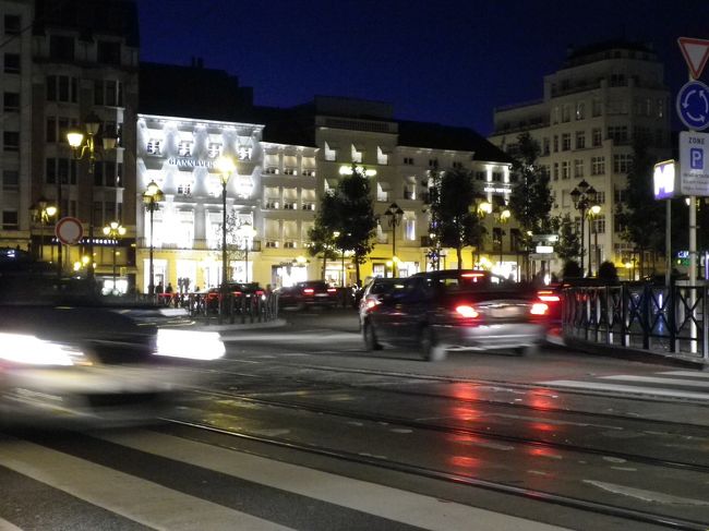 ルイーズ駅周辺<br /><br />夜11時ごろ歩いていたら、バンバン音が聞こえてきました。<br /><br />なんだなんだっ？と思ったら花火が〜〜★<br /><br />油断していて写真は撮れなかったのですが、<br />建国記念日の花火が私たちの結婚祝いよ！と勝手に解釈して<br />満足していたこの日の夜。<br /><br />