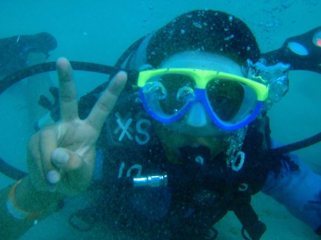 初挑戦の弟．．．楽しそうです。