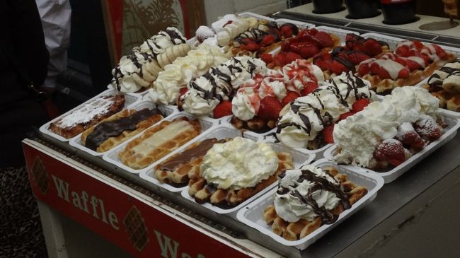 ワッフル最高♪