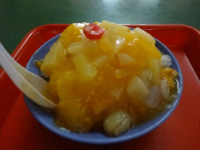 マックスウェルフードコート<br /><br />マンゴーアイス　1.5ドル