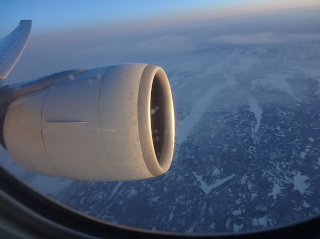 モスクワ上空<br /><br />さむそ〜〜