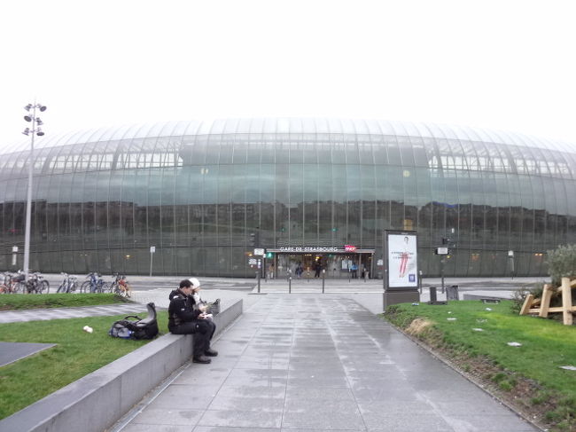 駅舎を痛めないように外側からなんかで覆ってるのね