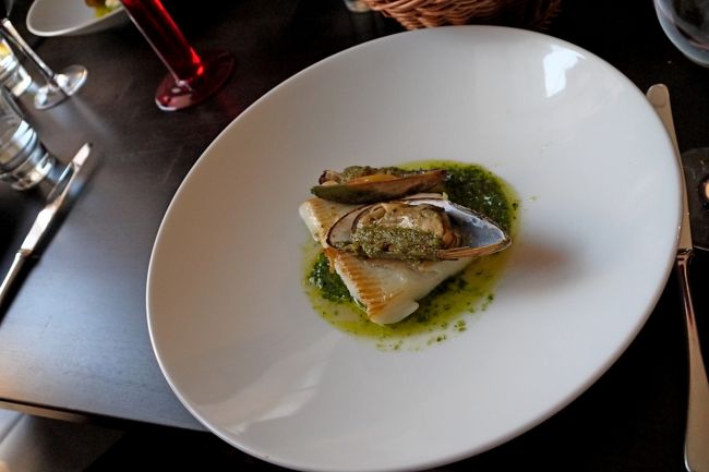 メインの白魚と貝　19.9ユーロ