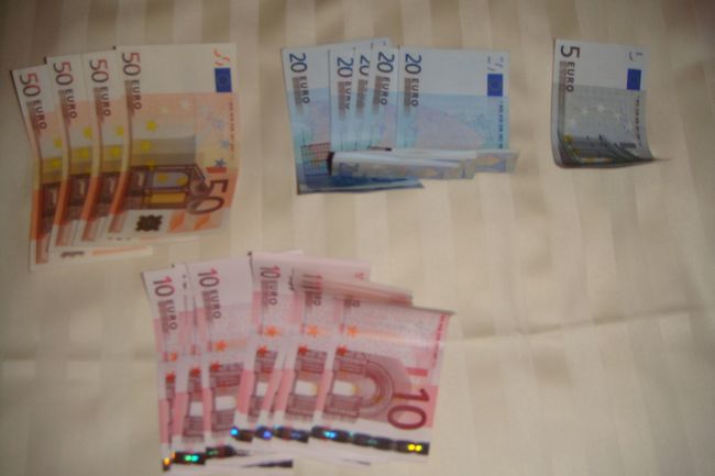 ユーロ各種紙幣<br /><br />円高最高♪