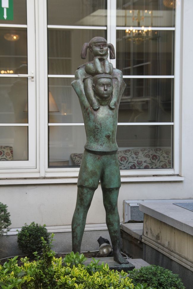 レセプション横の小さな中庭