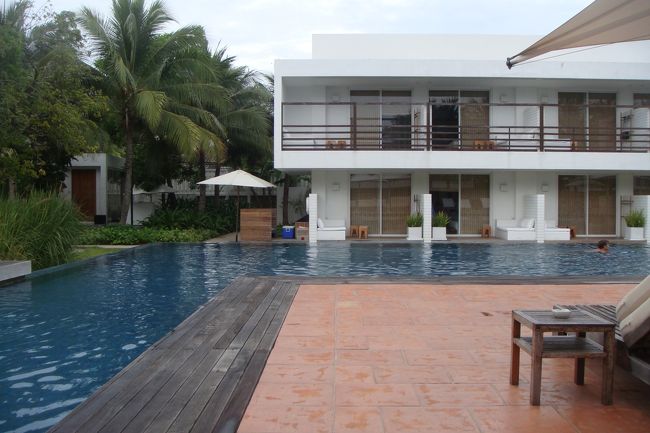 朝のホテル内風景