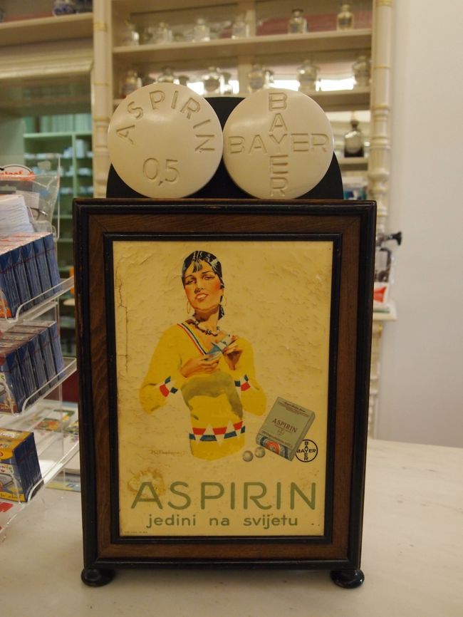 レトロなアスピリンのポスター