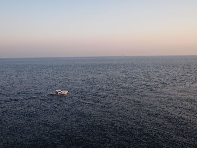 アドリア海独り占めの船。