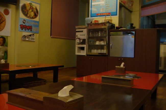 お店の風景<br /><br /><br />なんか日本の定食屋さんみたいな感じでした。<br />