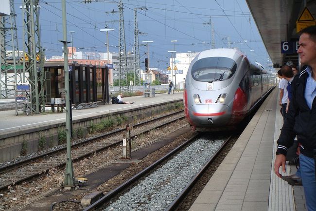 乗り継ぎでＩＣＥでフランクフルト空港まで帰ります<br /><br /><br />時間ないぞ<`ヘ´><br /><br /><br />