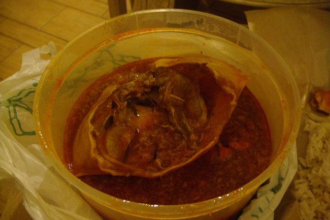 これまたいつものノーサインボードのチリクラブ<br /><br />５０ドル（これは時価）<br /><br />ノーサインボードは市内に何件かあるけどゲイラン店が<br /><br />1番すき♪<br /><br /><br />