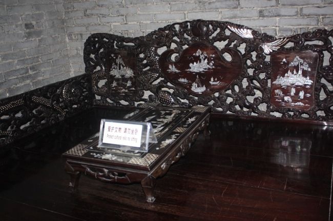 住宅の中はきれいにされ、ちょっとした博物館になっています。