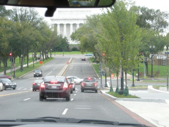 娘の彼氏が到着し、ワシントンD.Cからアナポリスに向かう車中