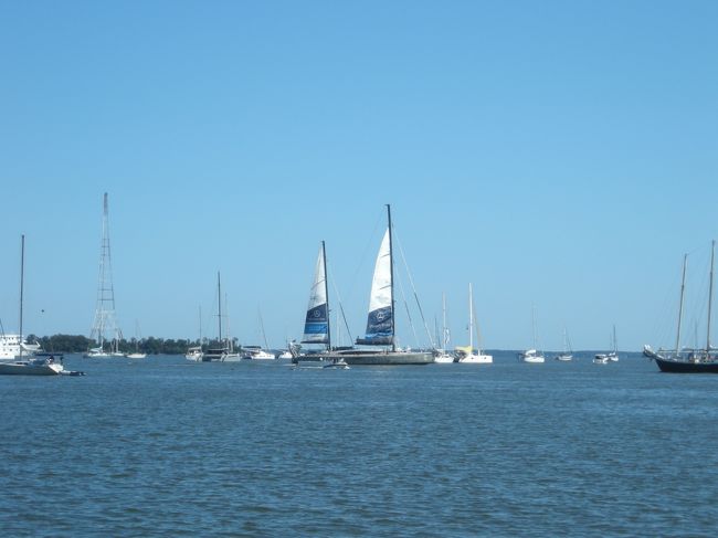 校内からの眺め。