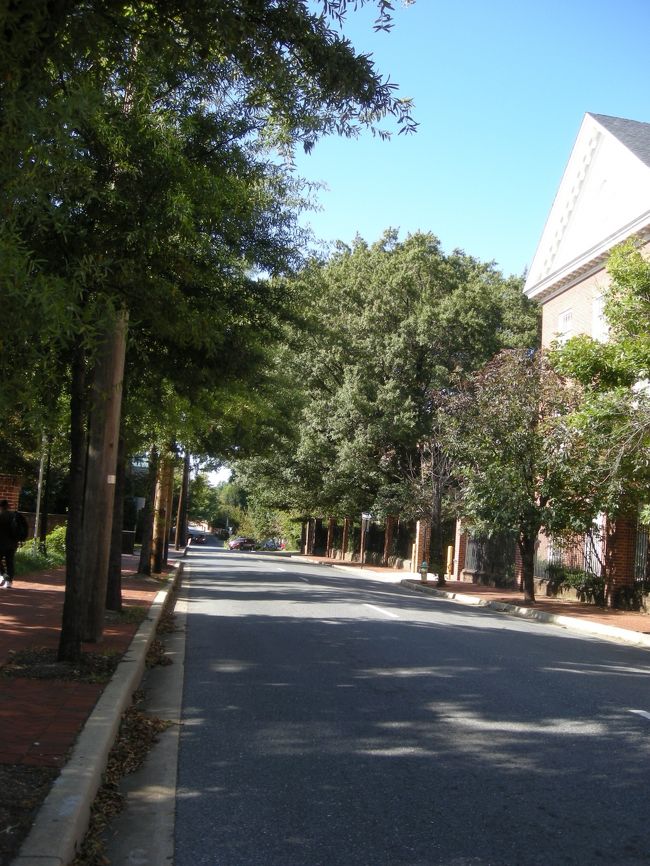 市営駐車場までの道