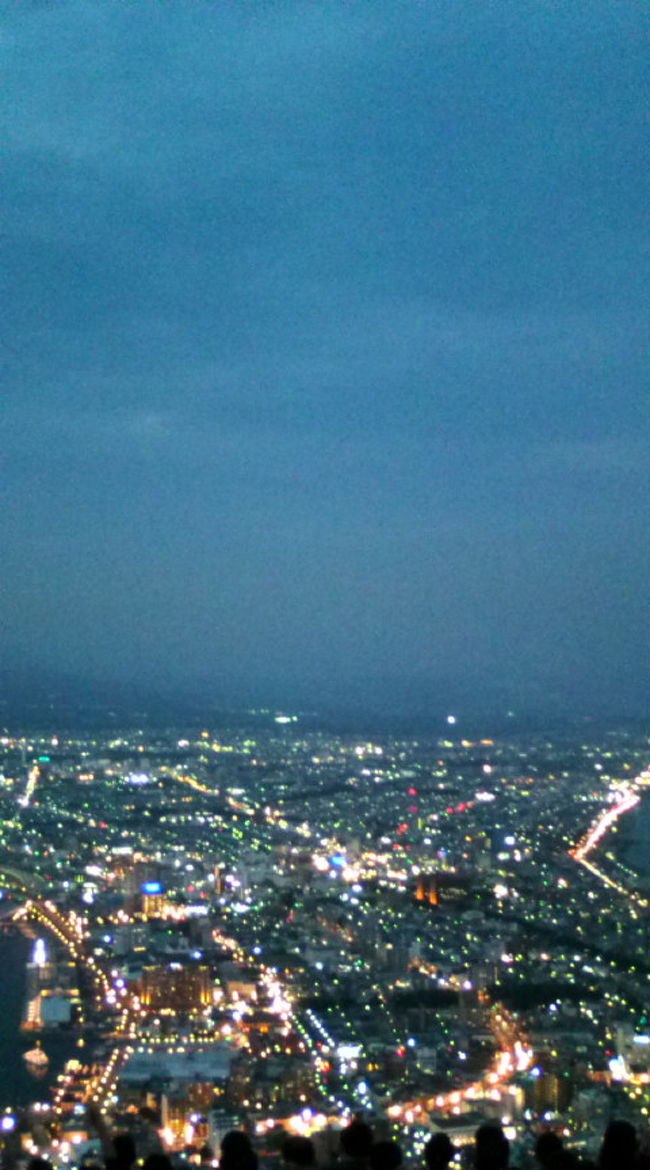 やっとライトが輝き始めました〜。花火開始まではまだまだな模様…。あれですね、夏だから長時間粘れるけど、寒くなったらピンポイントの時間で来た方がいいですね。寒さで長時間は辛いでしょう…。