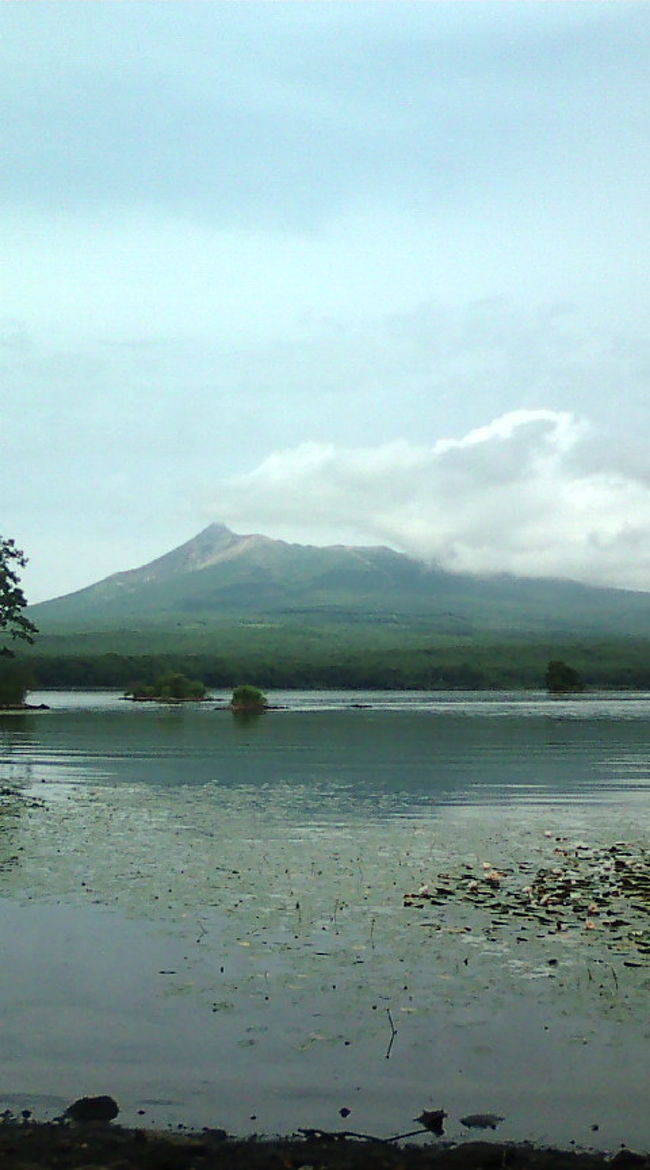 ちょっと雲がかかっていますが、なかなかきれいに見えています。ここのビュースポットまで公園入口から２０分くらいかな…。アップダウンや道がでこぼこしているので、靴はしっかりしたもののほうがいいと思いました。（私は思い切りサンダルでしたが）車でも寄れる場所になっているらしく、車を止めて撮影している人もいました。