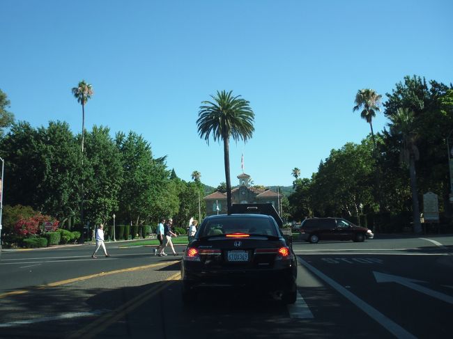 ◆ソノマの中心部<br /><br />ソノマの街の中心部です。<br />閑静な住宅街という雰囲気です。<br /><br />ソノマはワイナリが広い地域に散在しているので<br />車で回ってもかなり時間がかかりそうです。