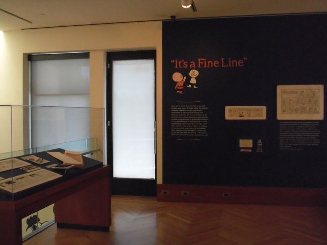 とりたててスヌーピーが好きなわけではないので<br />展示はさーっと見て次に進みます。