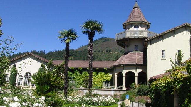 緑の庭園がきれいです。