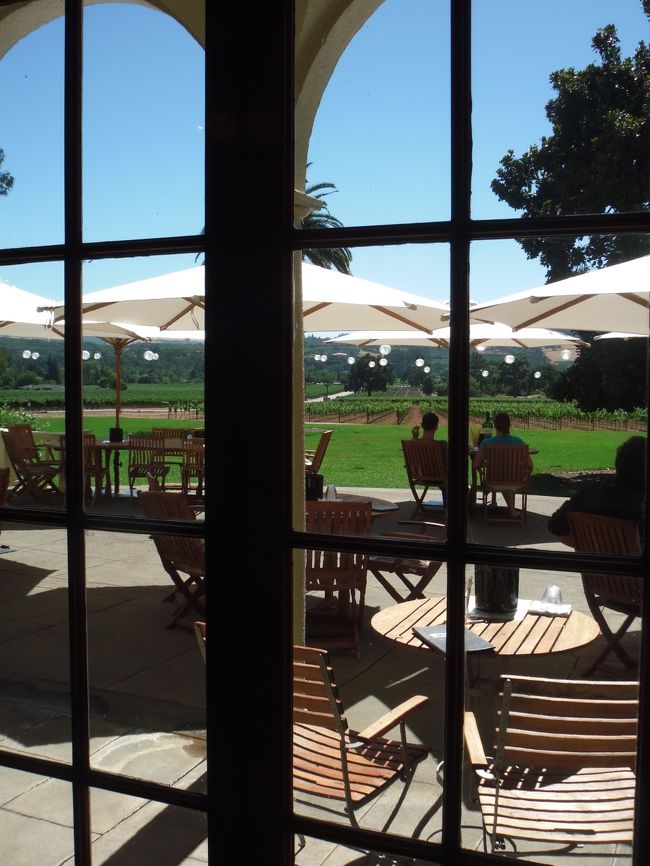 外の試飲スペース。