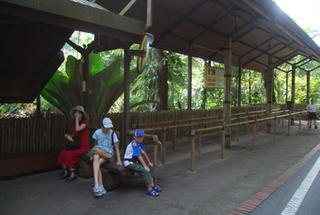 トラム乗り場<br />園内に４ヶ所あります。