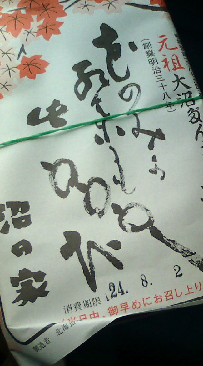 大沼公園のだんごが美味しいということで、私も購入。お店は駅前にあったので、帰りがけに買ってみました。