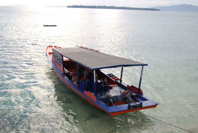 これはチャチャ1号。<br />ダイビング＆スノーケルの方が10名ほどで行かれました。<br />私たちの2号とは同サイズです。<br />