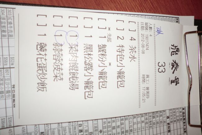 さて、初日に夕食はシルバーコードの「県泰豊」へ。<br />普通のを３つ、黒トリュフ入り＆カニみそ入りを１つずつ頼みました。<br />小龍包はもちろん、チャーハン、ほうれんそうのガーリック炒めもおいしかったですよ。