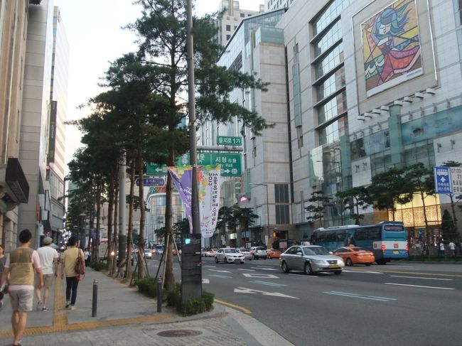 到着が予定より３０分以上早く入国もスムーズだったので、明洞へも早く着いた♪