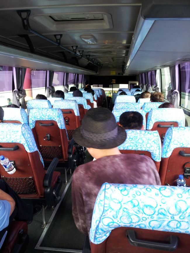 帰りのバスもいすがふかふかしてて快適。