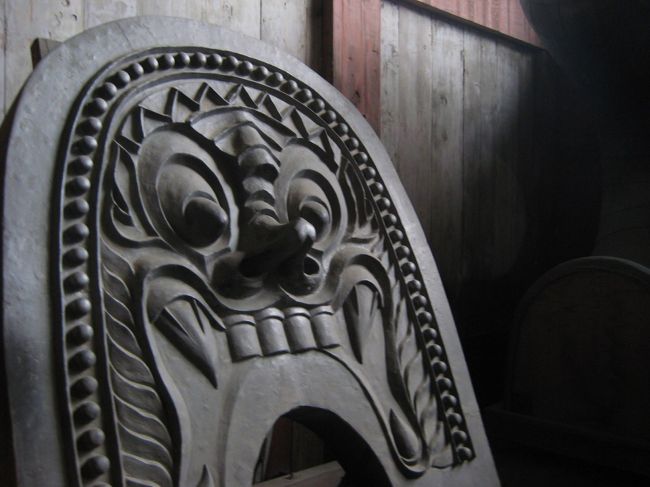 鬼瓦。。<br />片隅にひっそり…でも迫力！<br /><br /><br />