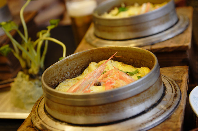 アッツアッツの釜飯アップ♪