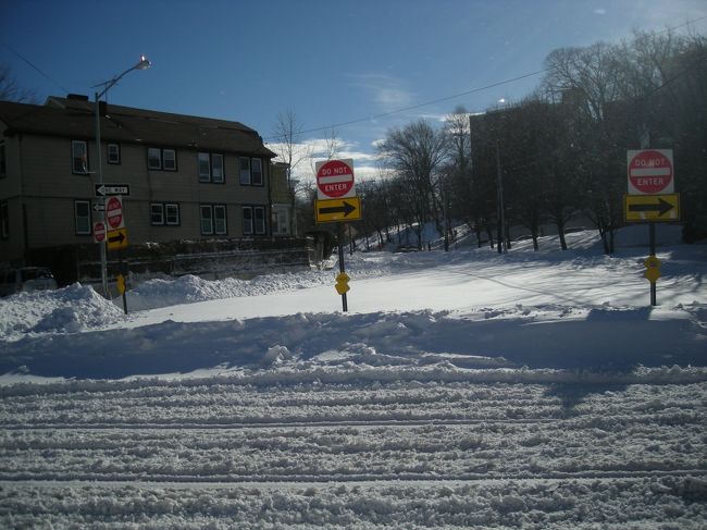 ２７日、吹雪の次の日はとってもいい天気！