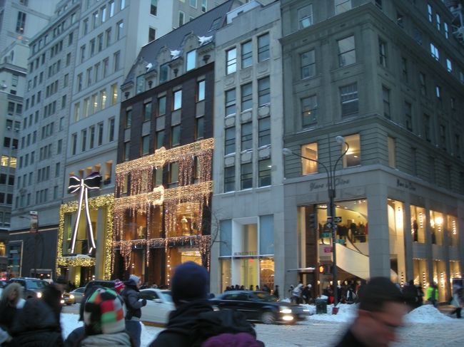 雪のマンハッタン<br /><br />結構人はいました