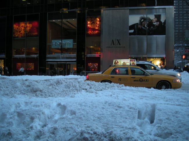 雪のマンハッタン