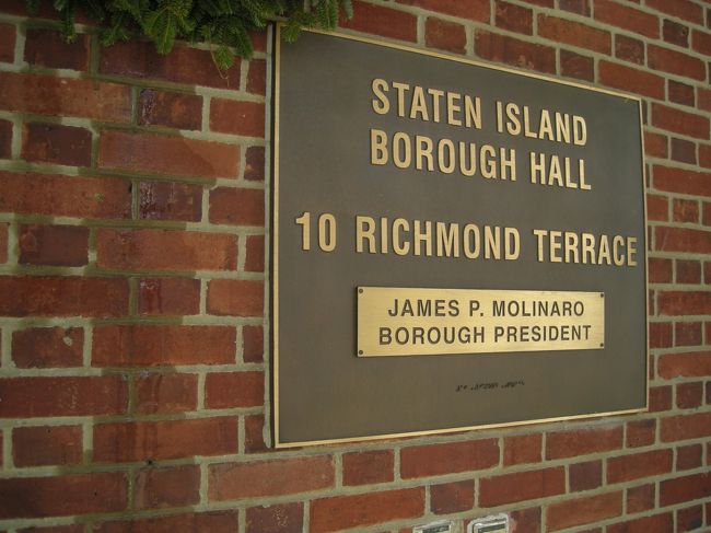 ボロフホールというのに入ってみました。<br />スタテン島の歴史博物館？<br />入ってみたけどなんだったのかわかりませんでした。