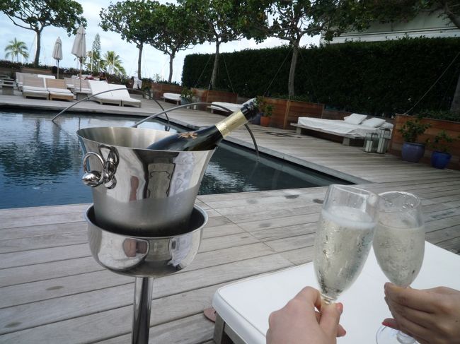 朝シャンならぬ、朝スパ♪